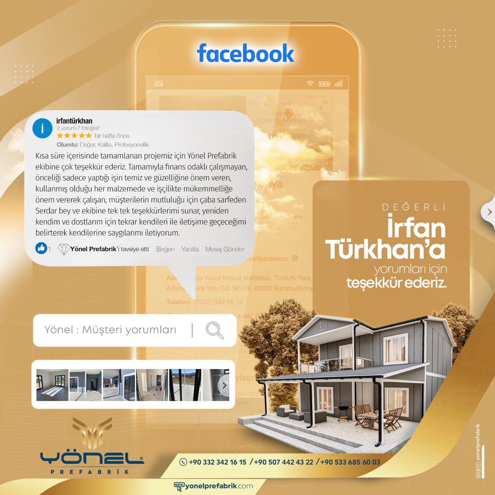 İrfan Türkhan müşteri yorumu