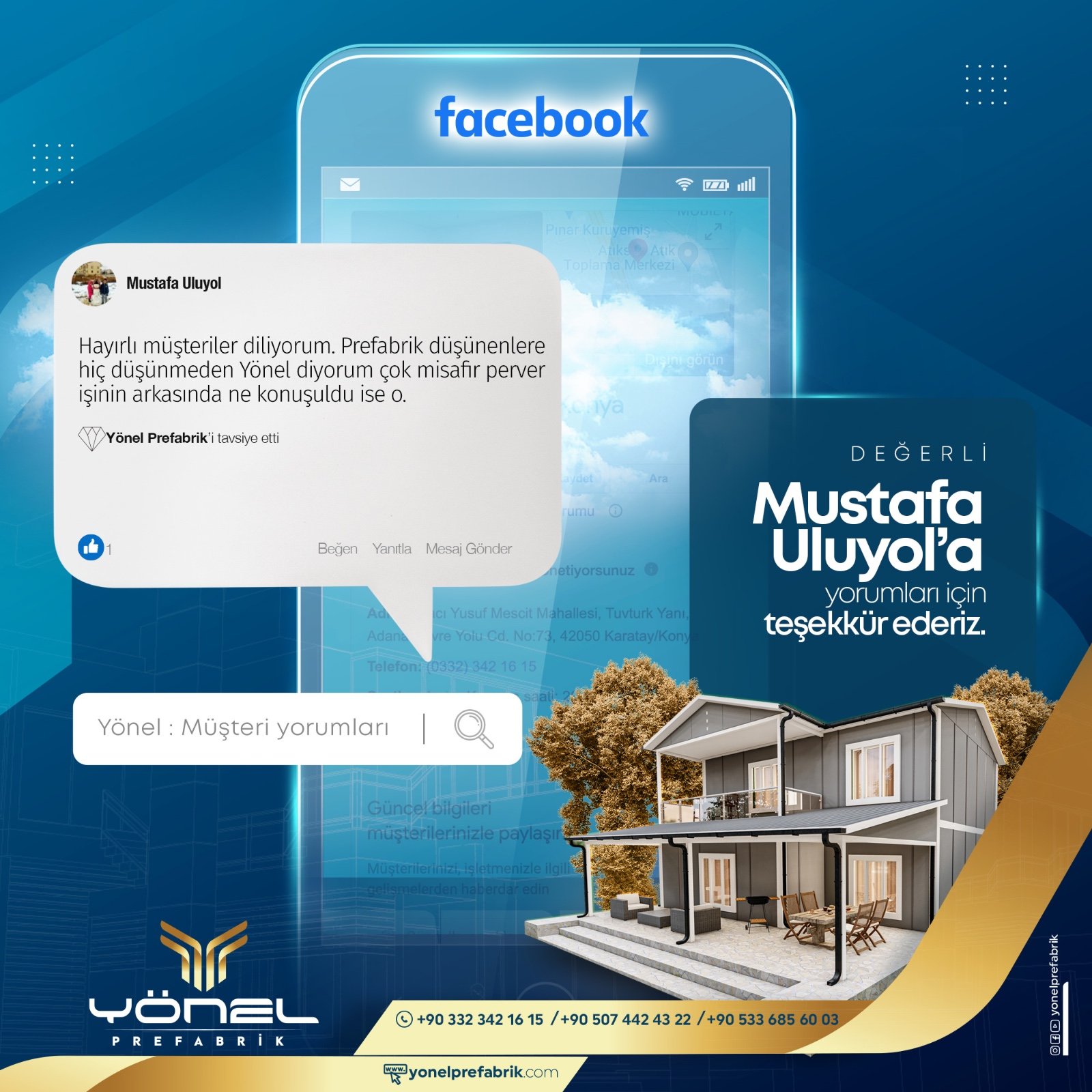 Mustafa Uluyol müşteri yorumu